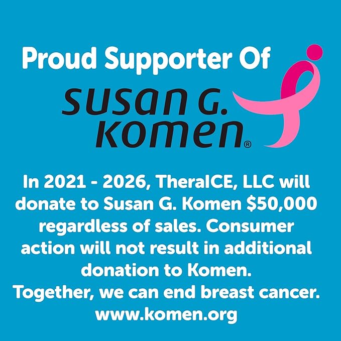 TheraICE Headache Relief Cap, Migraine Ice Pack Mask Products, Women Cooling Gel Hat, Face Cold Compress Head Wrap for Her Stress. Great Birthday Gift for Mom, Sister, Grandma, Girlfriend, & Teacher