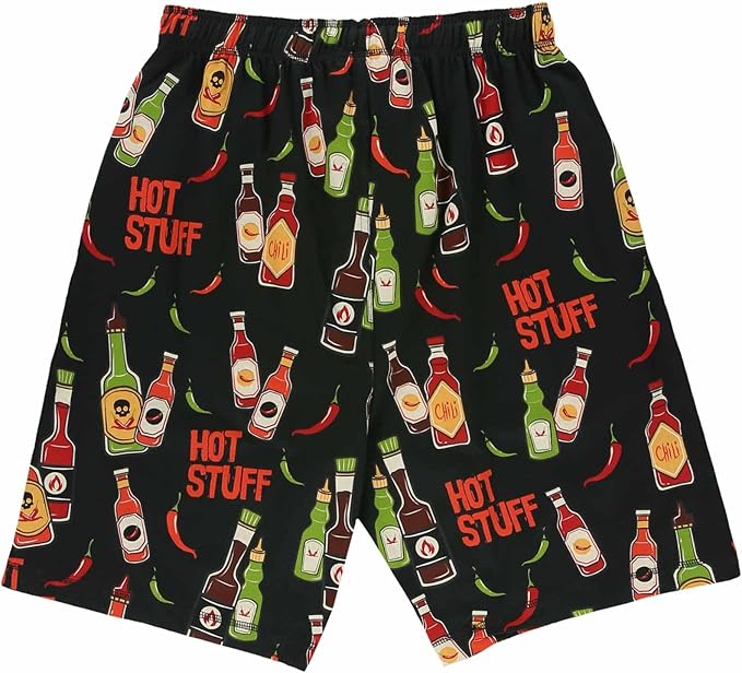 Lazy One Pajama Shorts for Men, Men's Pajama Bottoms, Sleepwear
