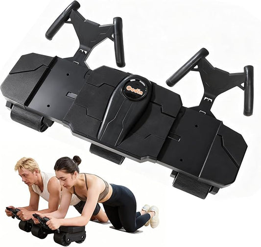 Ocdin Partner Ab Roller Wheel- Two-Person Core Trainer, Stable Home Gym Equipment for Couples to Strengthen Core Muscles