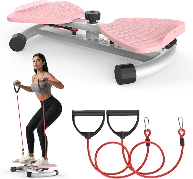 Ab Twister Board, Waist Twisting Machine for Exercise, Waist Trainer for Core Abs Exercise, Home Gym Workout Equipment for Women, Noiseless, 300 lbs Capacity