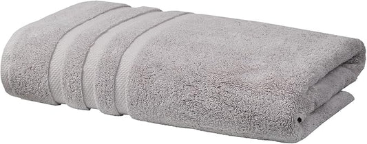SOFE H&L | Olea Luxury Turkish Cotton Bath Towel Set of 1 : 1 Jumbo Bath Towel Cool Gray | Premium, Soft, Durable, Absorbent | XL Bath Towels Oversized