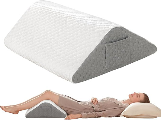 Leg Elevation Pillows for After Surgery Knee Wedge Pillow for Back Pain Relief Sleeping, Leg Wedges for Elevation Swelling Blood Circulation Leg Pillow for Back Hip Knee Ankle Leg Discomfort
