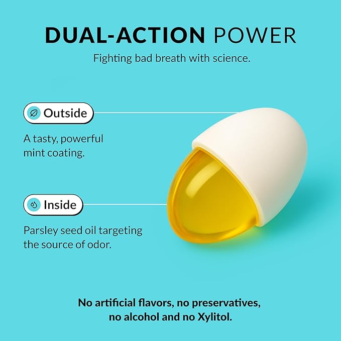 Zelmin's Minty Mouth Breath Freshener - (12 Pack) Long Lasting Bad Breath Treatment for Adults, Instant Freshness Helps with Dry Mouth, Natural Breath Mints for Travel, Alcohol-Free, Keto, Gluten-Free