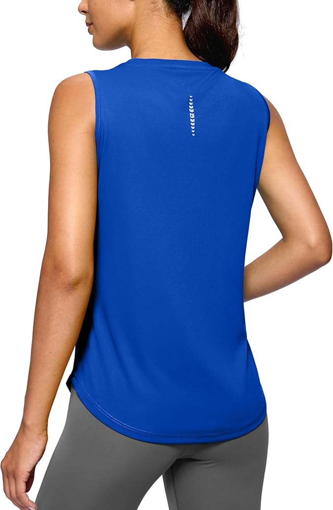 G Gradual Women's Workout Tank Tops Lightweight Sleeveless High Neck Athletic Shirts for Running Gym Tennis Pickleball