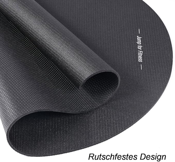 FEECCO Jump Rope Mat, Large Size Non-Slip Jump Rope Pad for Indoor Floor and Outdoor Concrete, 7mm Thick High-Density Material Customized for Jump Roping