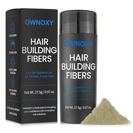 Hair Fibers for Thinning Hair - Hair Building Fibers for the Appearance of Thicker, Fuller Hair, Hair Thickening Fibers for Men and Women - Easy to Apply & Remove, 27.5g/ 0.97oz (Light Blonde)