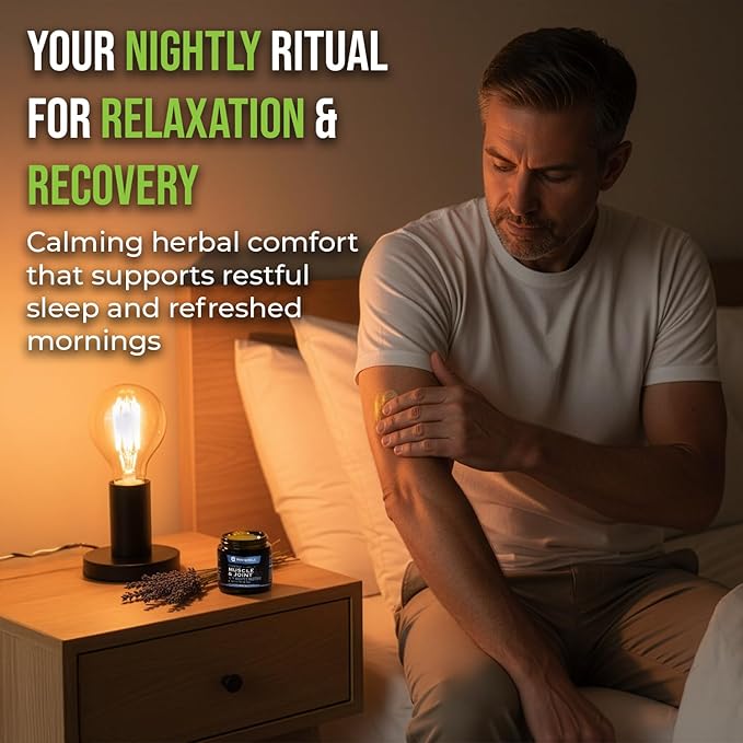 AM/PM Herbal Muscle & Joint Rub Bundle – AM for Mobility & Flexibility, PM for Recovery & Relaxation – All-Day Comfort, CO₂ Extracted, Non-Greasy