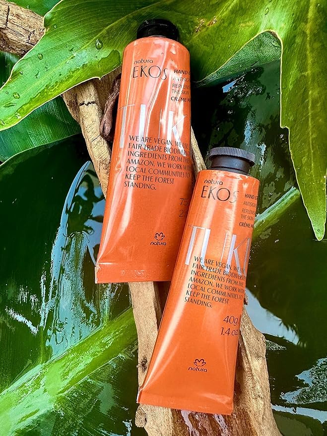 Natura – Tukumã Hyaluronic Acid Boosting Hand Cream - Moisturize & Improve Skin Texture - Anti-Signs & Anti-Aging- Vegan Skin Care - 2.6 oz (75g)