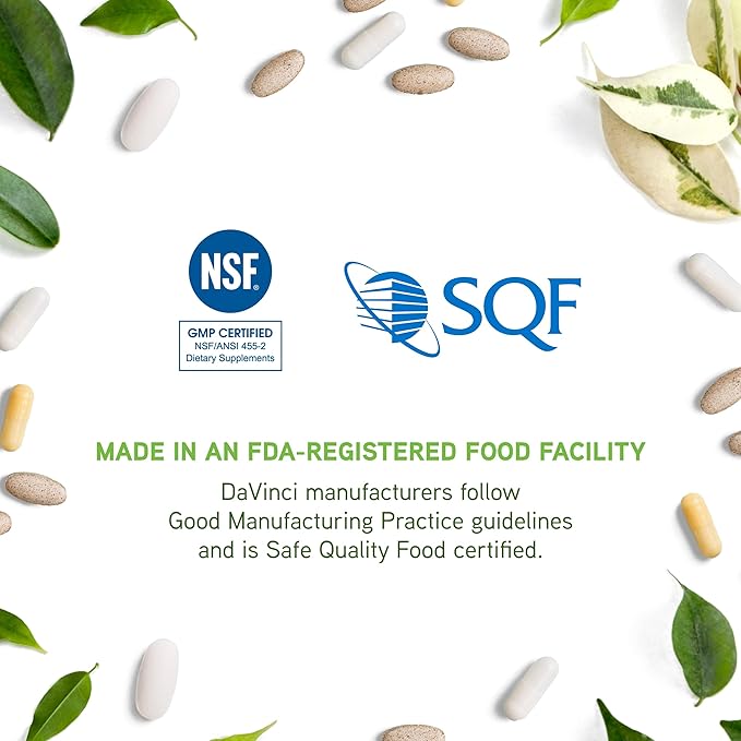 DAVINCI Labs GI Benefits - Digestive Health Supplement Powder with Zinc & L-Glutamine* - Support Immune System & Healthy Digestion* - Gut Health Supplement for Men & Women - 30 Servings (384.15 g)