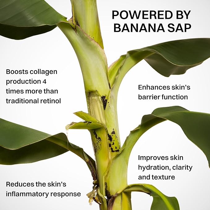 Tano Age Well Face Cream – Retinol Alternative with Banana Sap, Hyaluronic Acid, Vitamin C – Reduces Wrinkles, Firms Skin, Boosts Collagen – Fragrance Free, EU Clean, 1.7oz