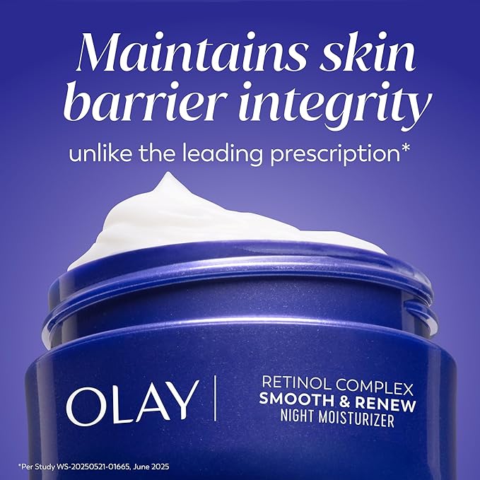 Olay Regenerist Radiance Retinol Face Moisturizer: Smooth & Renew Cream for Women - Fragrance-Free, Anti-Aging, Anti-Wrinkle, Tightening & Brightening - 2 Oz