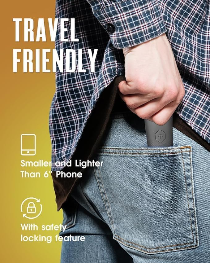 Manscaper for Men, Groin Trimmer for Men and Women, Body Hair Trimmer and Ball Trimmer with Light, Pubic Hair Shaver, Manscape Kit, 7 Precisions, Waterproof Wet / Dry Grooming, 240 Minutes Shaving