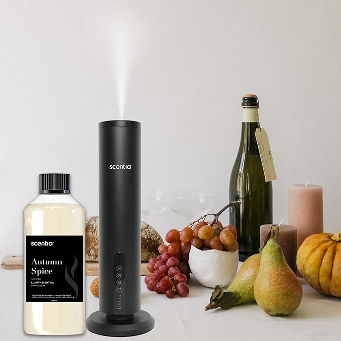Scentia Autumn Spice Essential Oil – 500ml Fall Blend with Pumpkin Spice Notes | Diffuser Oil for Home, Halloween & Thanksgiving Décor | Aromatherapy, Candle & Soap Making