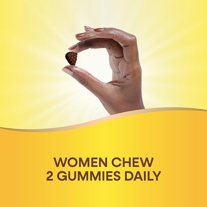 Nature's Way Alive! Women's 50+ Daily Gummy Multivitamins, Women's Supplements, Supports Healthy Heart, Brain & Bones,* B-Vitamins, Mixed Berry Flavored, 150 Gummies (Packaging May Vary)