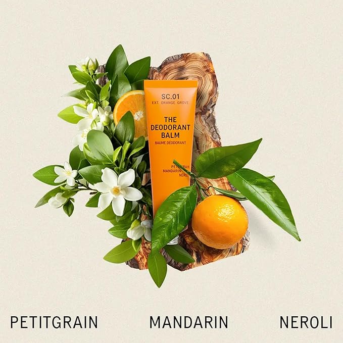 AKT Deodorant Balm 1.7 Fl Oz, Natural Deodorant for Men and Women, Award-Winning, Multi-use, Cream Deo Without Aluminum, Sc.01 Orange Grove, Plastic Free, All Genders