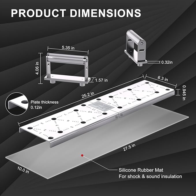 Mochantum Multifunctional Push Up Board Heavy Duty 304 Stainless Steel Home Gym Equipment No Deformation High Intensity Chest workout for men and women