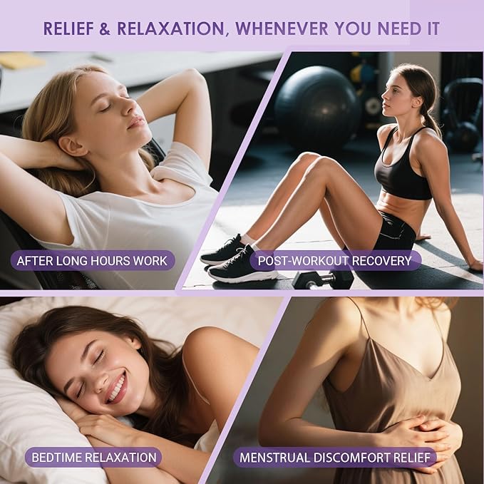 Natural Nighttime Magnesium Cream for Sleep & Pain Relief – Soothing Topical Magnesium Lotion for Leg Cramps & Muscle Relaxation, Apply to Legs or Feet Before Bed – Deep Hydration, 4.23 Fl Oz