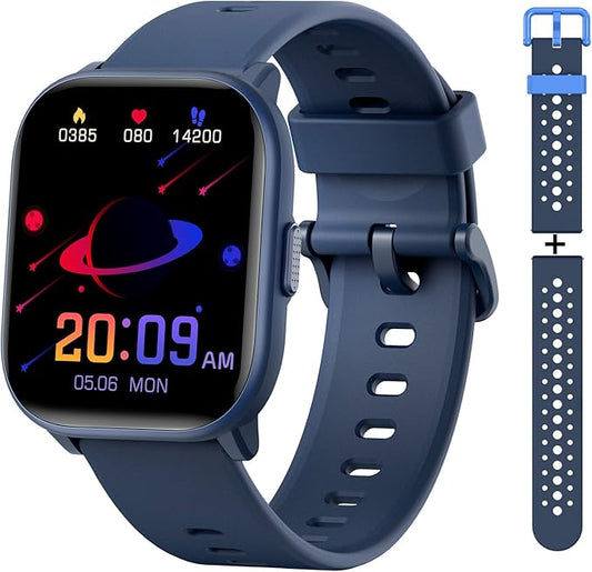 Kids Watch for Girls Boys with IP68 Waterproof, Girls Watch with 19 Sports Modes, Sleep Tracking, Pedometer, Stopwatch, Kids Activity Tracker, Birthday Gifts for Girls Age 6-15 Years Old