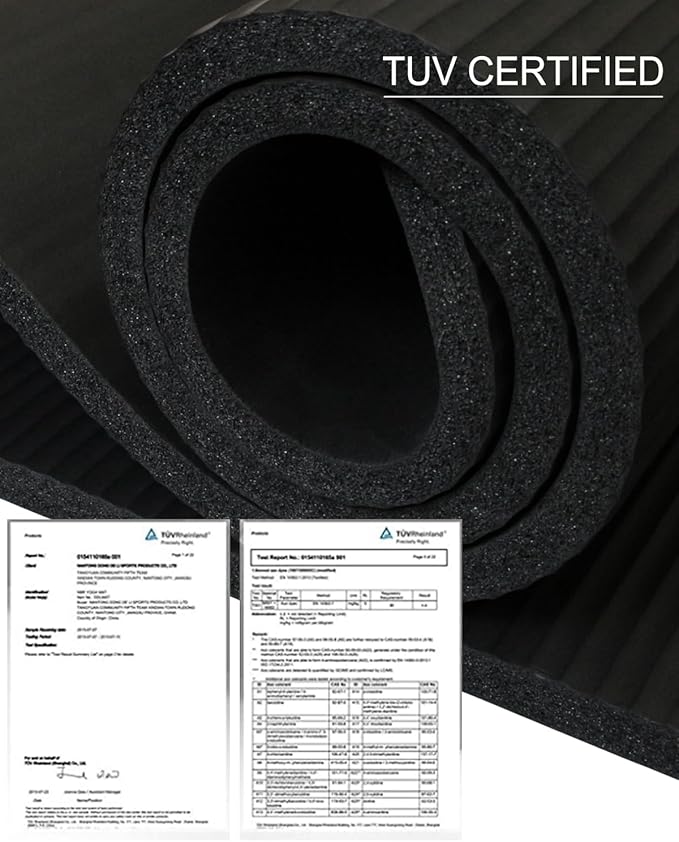 Large Yoga Mat 78"x 51" 20mm/15mm/10mm Thick Workout Mats for Home Gym, Extra Wide Workout for Women Men Gym Flooring Exercises