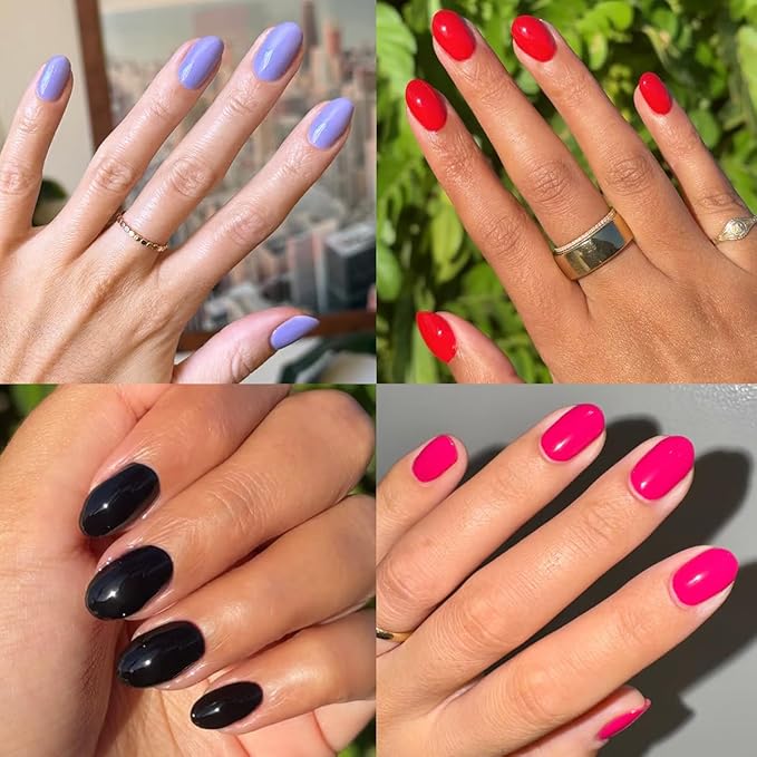 Olive & June Gel Polish Base Coat | UV LED Nail Lamp Needed | Long Lasting Formula | Up to 21 Days of Wear | No Damage Removal | Salon-Quality Manicure Pedicure at Home |Vegan HEMA-Free Cruelty-Free