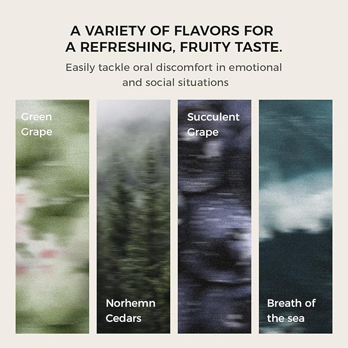 Smart Electric Oral Spray - Probiotic Mouth Spray Fresh Breath, Alcohol Free Breath Spray, Mouth Freshener Spray, Rechargeable, Travel Size, With 4 Flavors Cartridges