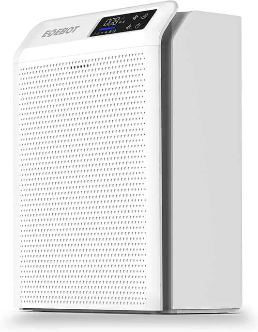 Air Purifiers for Home Large Room, Air Purifiers for Home Up to 1,996 Ft² with Washable Filter, Quiet Sleep Mode, Air Quality Monitor, Air Purifier for Bedroom, Kitchen, Pet Hair, Dust, Pollen, Smoke