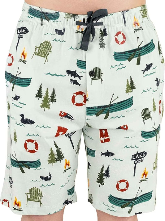 Lazy One Pajama Shorts for Men, Men's Pajama Bottoms, Sleepwear