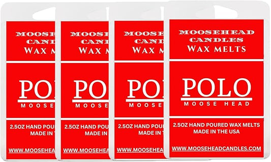 Polo Cologne Inspired Wax Melts 4 Pack – Sophisticated Men’s Cologne Scented Wax Melts, Long-Lasting Soy Wax for Home, Office, and Gifting, Perfect for Men’s Fragrance Lovers