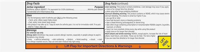 Voltaren Arthritis Pain Gel for Powerful Topical Arthritis Pain Relief with Diclofenac - NEW Easy Open Cap - 150 g