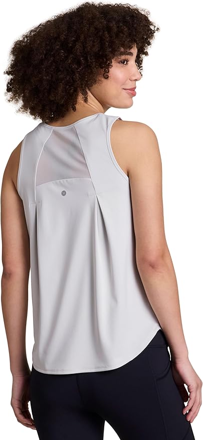 RBX Active Women's Workout Top with Breathable Mesh Panels, Quick Drying Gym Running Tank Top with Plus Sizes