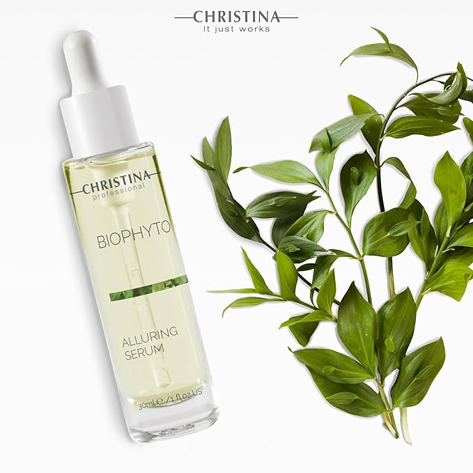 Christina Biophyto Alluring Anti-Aging Serum - 30ml - Vitamin C serum with HA & Echinacea for a Luminous Skin & Glow - Anti Wrinkle Serum for Combination, Dry, Normal, Oily & Sensitive Skin