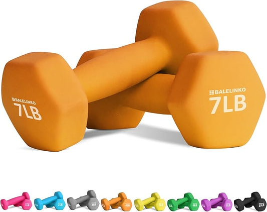 Balelinko Home Gym Equipment Workouts Strength Training Weight Loss Pilates Weights Yoga Sets Weights for Women, Men, Seniors and Youth