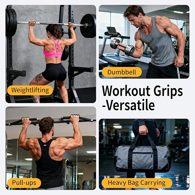 GPANDAG Weight Lifting Hooks and Lifting Grips for Men and Women(2 Pair), Lifting Straps Gym Grip for Weightlifting, Deadlifts, Pull-Ups, Strength Training, Wrist Wraps Hooks for Teen