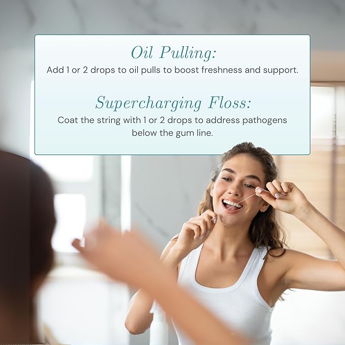 OraWellness Healthy Mouth Blend Organic Tooth Oil, Flouride Free Made in The USA Toothpaste & Mouthwash Alternative, Natural Rinse for Healthy Teeth & Gums for Women, Men and Kids, Pack of 3