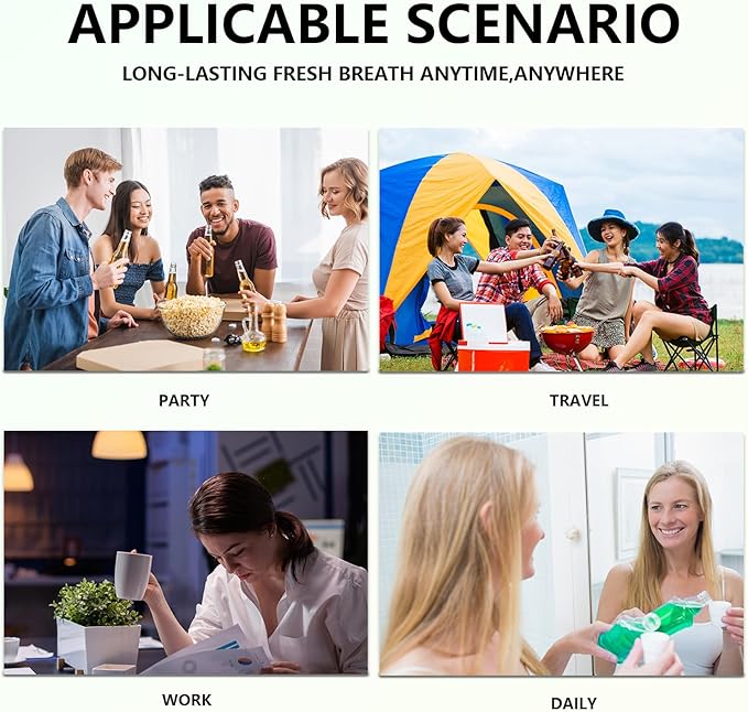 Spearmint Oil Pulling Mouthwash Rinse, Cold-Pressed Coconut Mouthwash, Fresh Breath & Oral Care, Cleans Deeply Gentle Yet Effective (1)