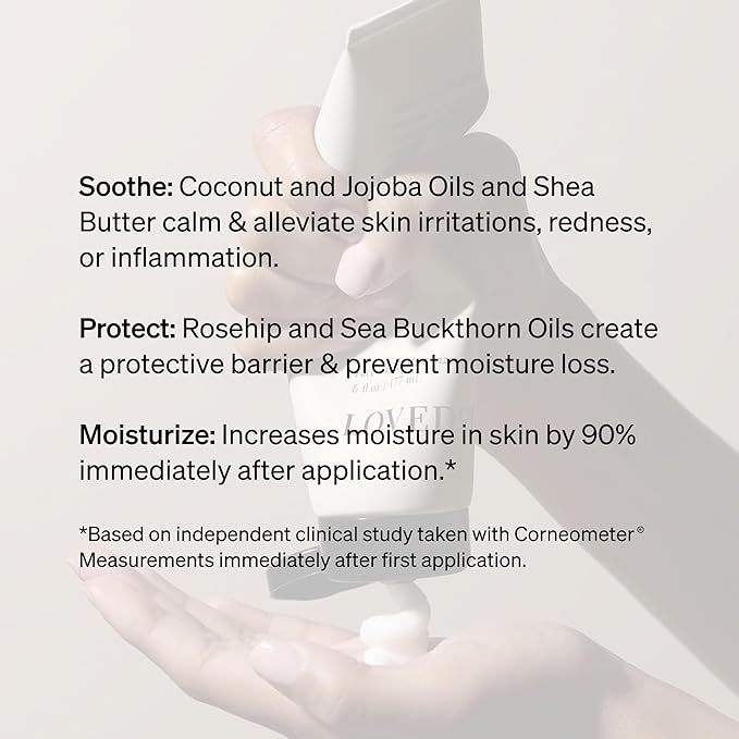 Loved01 Face & Body Moisturizer, John Legend Skincare, Fragrance-Free, Daily Hydrating Cream, Deeply-Moisturizing & Non-Greasy Formula with Shea Butter, 2-Pack (6 oz each)