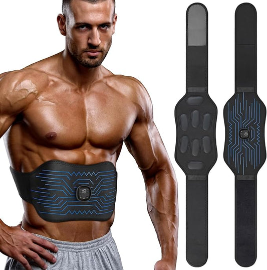 FDA Cleared - Abs Stimulator Muscle Toner, EMS Muscle Stimulator, Fitness Belt Ab Workout Equipment