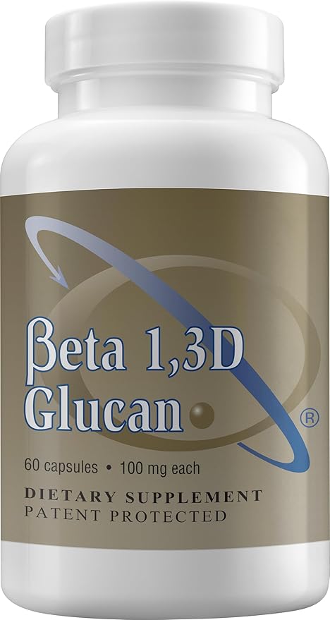 Transfer Point Immune Support Supplement Highly Purified Beta 1,3D Glucan 100 mg per Capsule (b-glucan Fiber) (Pack of 1)