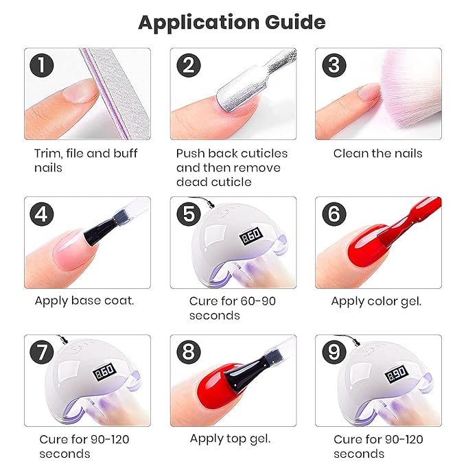 RARJSM Gel Nail Polishes Set of 6pcs Brown Coffee Wine Red Burgundy Nude Purple Pink Champagne Gold Glitter Winter Color Gel Polish Soak Off Curing Require Nail Manicure Salon Beginner DIY at Home