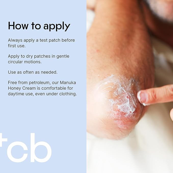 Clearbody Organics Manuka Honey Cream - 2 fl oz, Pack of 1 - Soothing Eczema Cream - Deep Hydration with Colloidal Oatmeal - Instant Manuka Relief for Dry, Itchy Skin