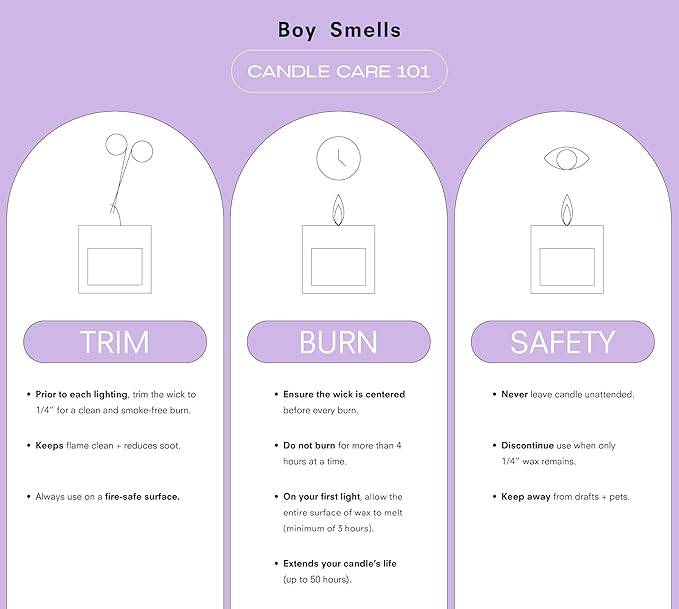 Boy Smells Passion Fruit Candle - 8.5 oz - Citrus Candle with Orange, Passion Fruit, and Blond Woods - Up to 50-Hour Burn - Cotton Wick