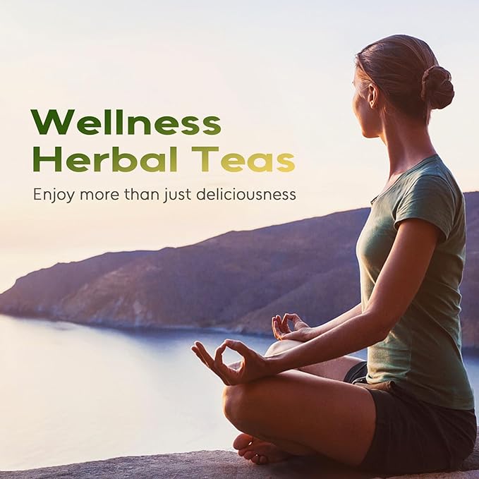 FullChea - Lemon Balm Tea Bags, 100 Count - Pure & Natural Dried Lemon Balm Leaves - Melissa Officinalis - Caffeine-free Herbal Tea for Relaxation - Non-GMO