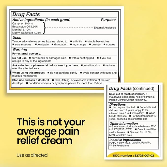 Aboniki Balm (2 Jars) – Powerful Topical Pain Relief Balm for Sore Muscles and Joints. Anti-Inflammatory Muscle Rub for Lower Back, Knee, Neck, Shoulder.