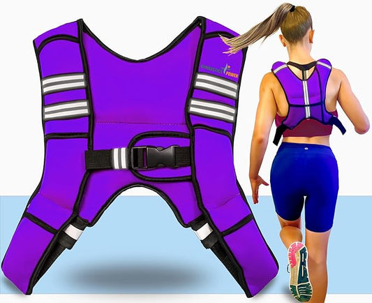 Weighted Vest for Men and Women 6Lb/8Lb/10Lb/12Lb/15Lb/20Lbs Adjustable Workout Vest for Strength Training, Running, Cardio, Rucking, Fitness & Cross Training