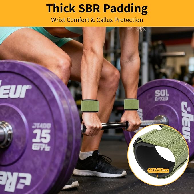 GPANDAG Weight Lifting Hooks for Men and Women(Pair), 330 LB Heavy Duty Gym Lifting Wrist Strap Hook for Deadlifts, Pull-Ups, Strength Training, 0.4inch Grip Weightlifting Hooks for Teen