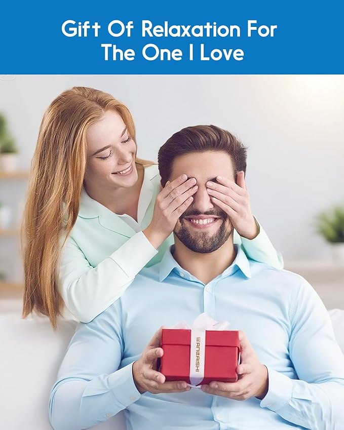Eye Massager with Heat Compression & Spray, Bluetooth Music Eye Mask Massage for Migraine Relief, Stress & Headache Reduction – Healthy Gifts for Loved Ones