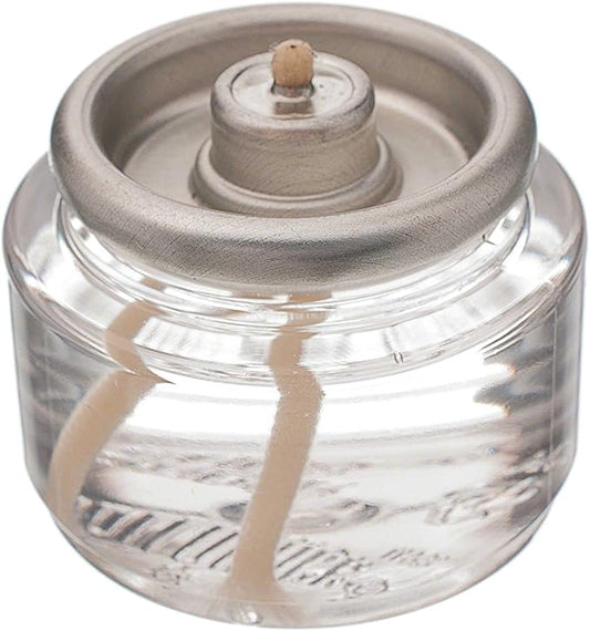D'light Online HD8-180 Liquid Wax Disposable Clear 8 Hour Tea Light Fuel Cell Oil Candle Cartridge Disposable Liquid Paraffin Shabbos Candles - Set of 180 Liquid Tealights