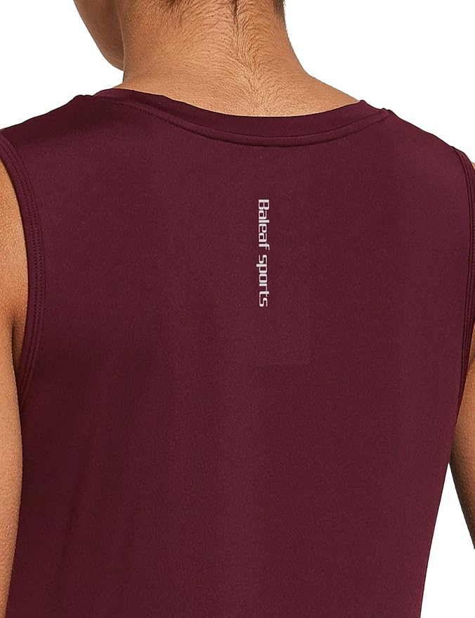 baleaf Workout Tank Tops for Women Sleeveless Running Athletic Loose Fit Yoga Tops Active Shirts Sports Gym Exercise