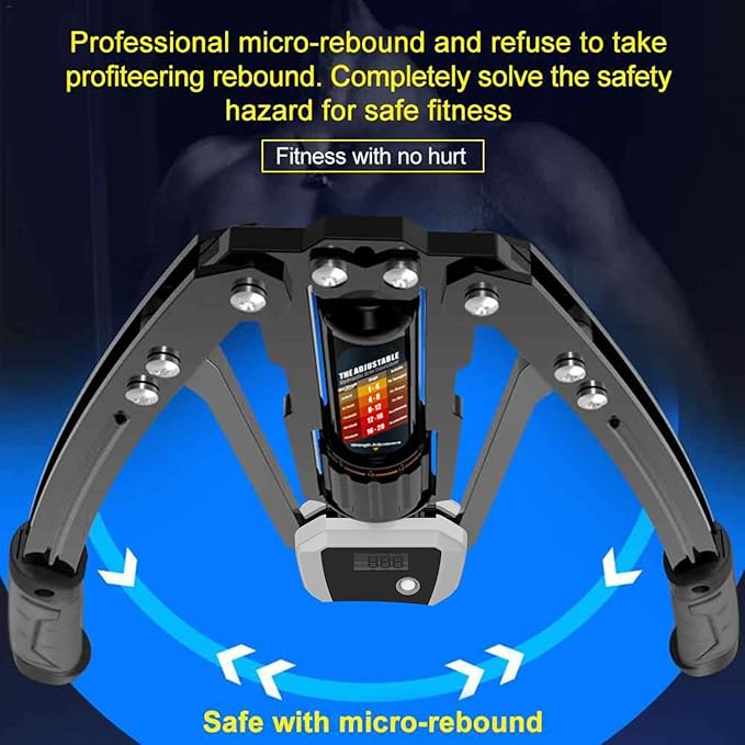 EAST MOUNT Twister Arm Exerciser - Adjustable 22-440lbs Hydraulic Power, Home Chest Expander, Shoulder Muscle Training Fitness Equipment, Arm Enhanced Exercise Strengthener.