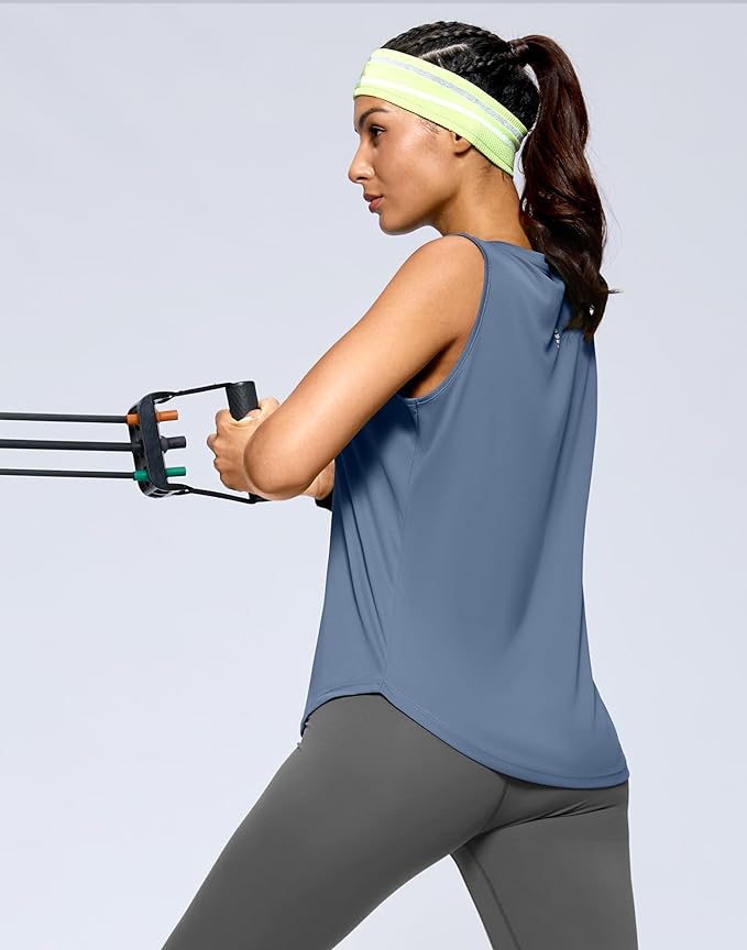 G Gradual Women's Workout Tank Tops Lightweight Sleeveless High Neck Athletic Shirts for Running Gym Tennis Pickleball